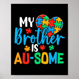 Poster Sensibilisation sur l'autisme Autisme Squad Soutie