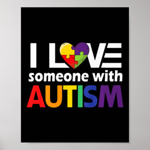 Poster Sensibilisation sur l'autisme Cadeau Autisme Maman