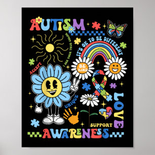 Poster Sensibilisation sur l'autisme Inclusion S Professe
