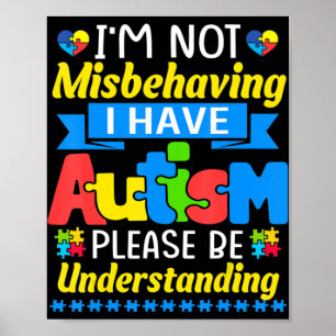 Poster Sensibilisation sur l'autisme Je ne me trompe pas 