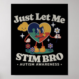 Poster Sensibilisation sur l'autisme Support Stimming Cut