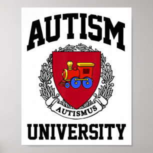 Poster Sensibilisation sur l'autisme University Puzzle Pi