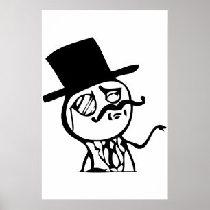 Poster Sentez comme un meme de monsieur comique