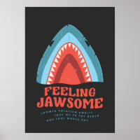Sentez Jawsome Requin amusant Puns d'été