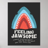 Sentez Jawsome Requin amusant Puns d'été