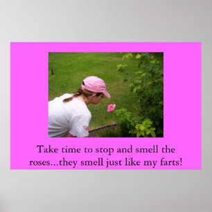 Poster Sentez les roses