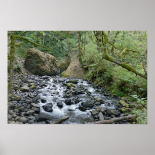 Poster Sentier de la cascade Bridal Veil, Oregon