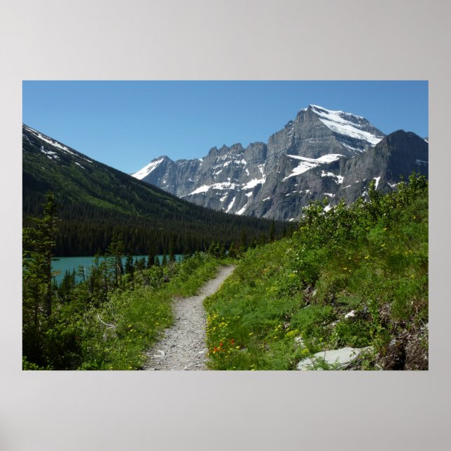 Poster Sentier Josephine Lake avec le mont Guild à Glacie (Devant)