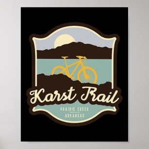 Poster Sentier karstique - Prairie Creek, Arkansas