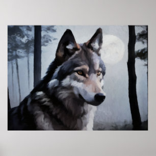 Poster Sentinelle au clair de lune