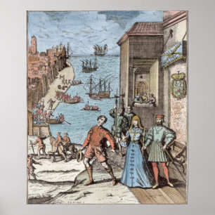 Poster Séparation de Columbus avec Ferdinand et
