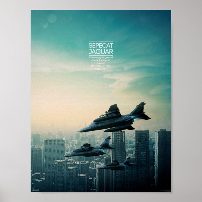 poster SEPECAT Jaguar (Devant)