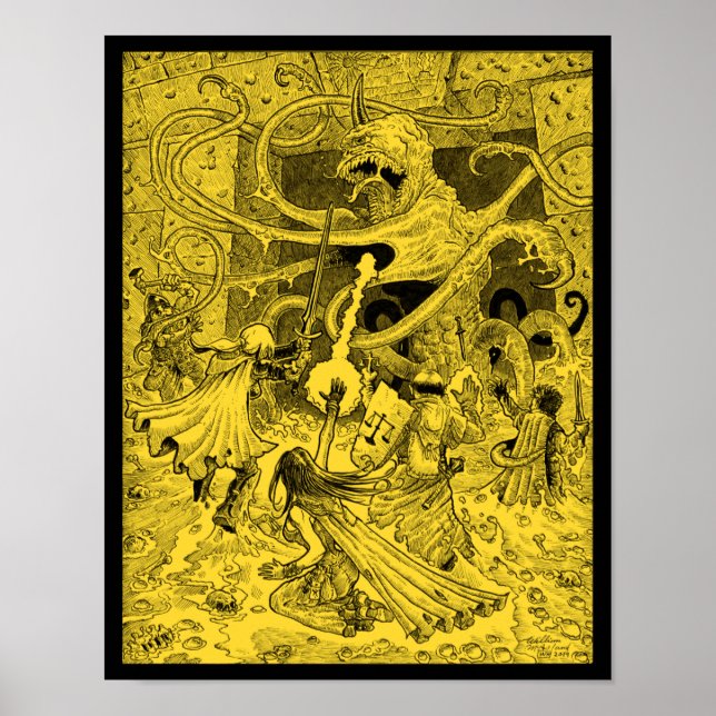 Poster sépia Zargon 11x14 (Devant)