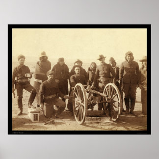 Poster Sept Amérindiens et 1ère artillerie SD 1891