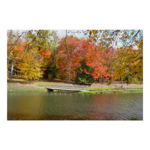 Poster Sept Ponts de la Chute de Seven Springs III Paysag