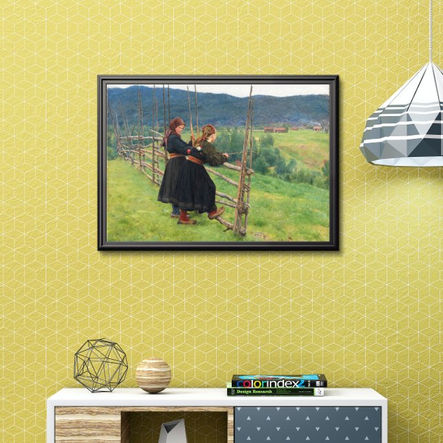 Poster Septembre Erik Werenskiold Art Norvège (Créateur téléchargé)