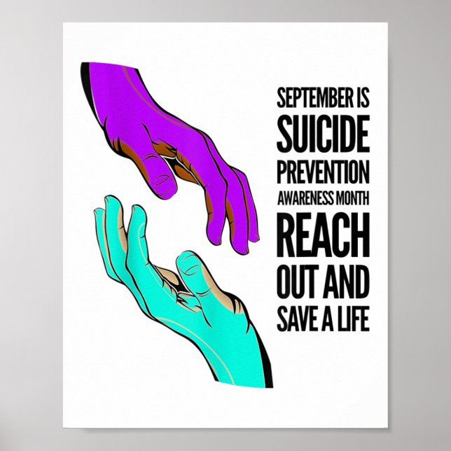 Poster Septembre Est Le Mois De Sensibilisation À La Prév (Devant)