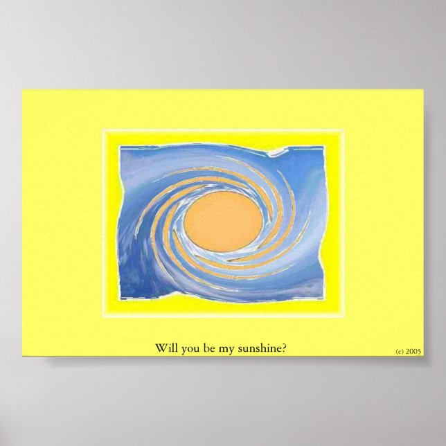 Poster Seras-tu mon soleil ? (Devant)