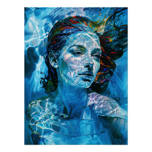 Poster "Serelis" - Sérénité dans Aqua Harmony