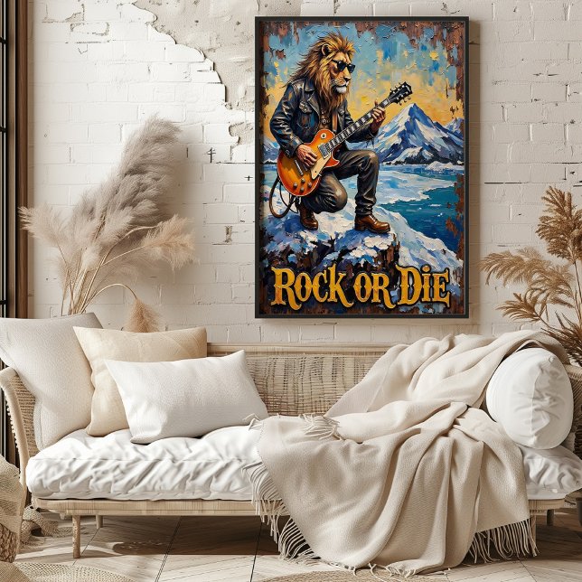 Poster Sérénade du Sommet : Les riffs froids du lion (Créateur téléchargé)