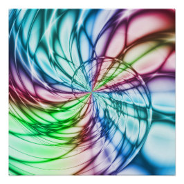 Poster Serendipité | Multicolor Fractal Art