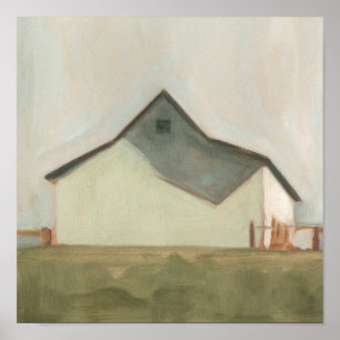 Poster Serene Barn - Hors Blanc