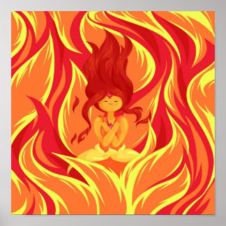 Poster Serene Flame Princesse