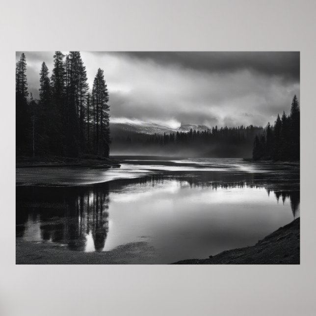 Poster Serene River Bend (Devant)