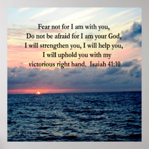 POSTER SERENE SCELER ISAIAH 41:10