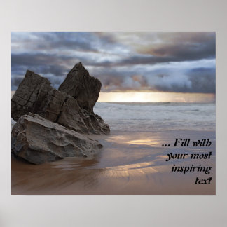Poster Serene Sunset Shore