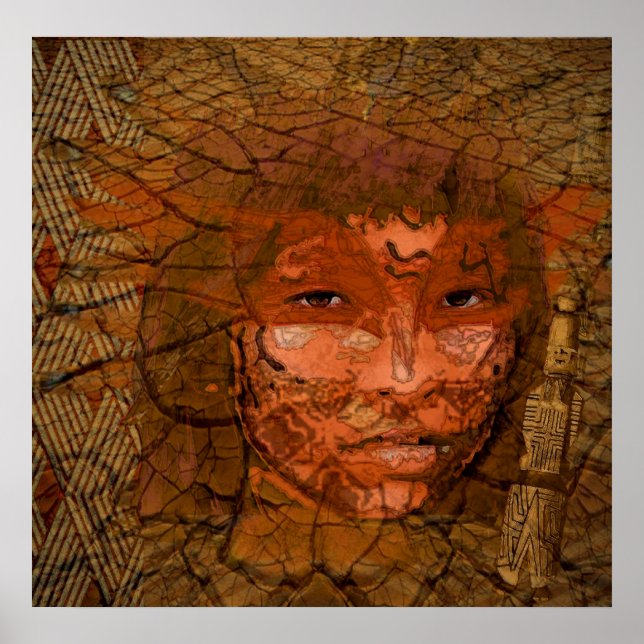 Poster Serene Warrior (Devant)