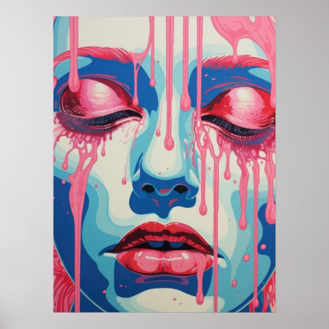 Poster Serene Whispers : La dualité des couleurs (Devant)