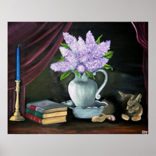 Poster Sérénité Lilas