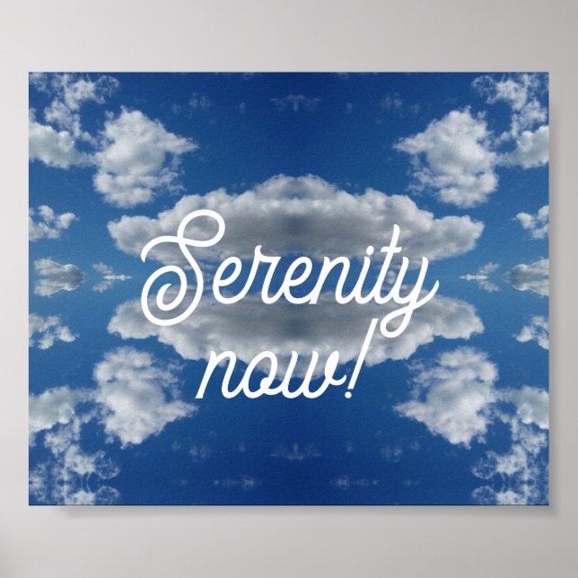 Poster Sérénité maintenant ! (Devant)