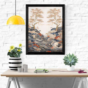 Poster Sérénité paisible : Une tapisserie tranquille de l