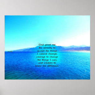 Poster Serenity Prayer