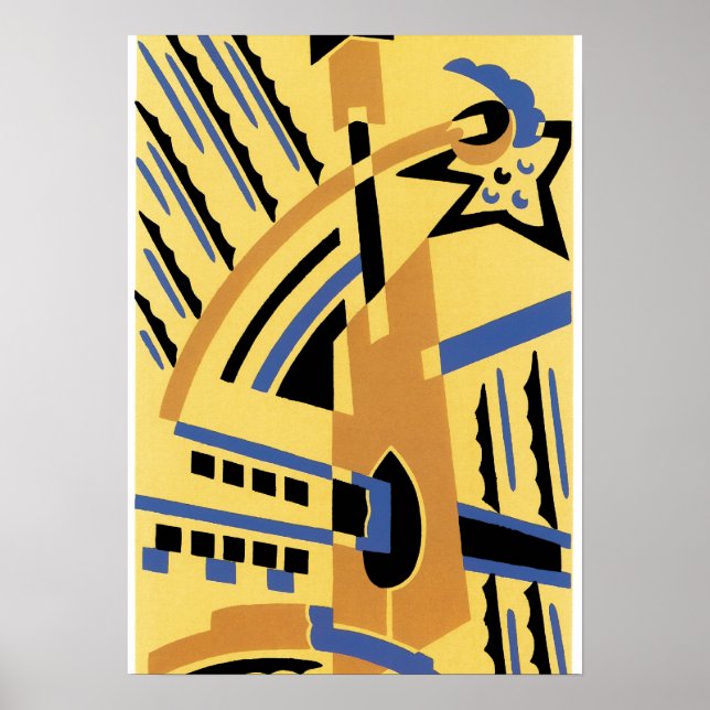 Poster Serge Gladky Jazz Art (Devant)