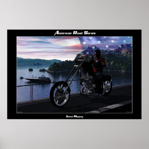 Poster Série américaine #2 de route