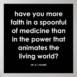 Poster Série de citations de Dr Palmer Faith Imprimer