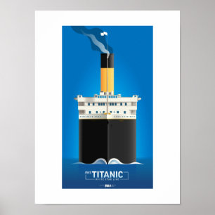 Poster SÉRIE DE LIGNES CLASSIQUES - RMS Titanic