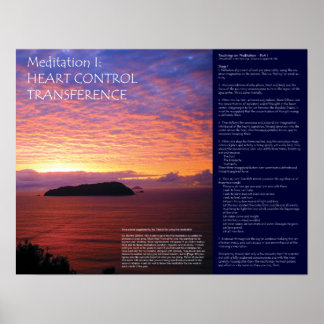 Poster Série de méditation DK : Méditation I