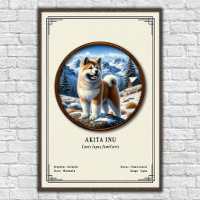 Série de zoologie Akita Inu