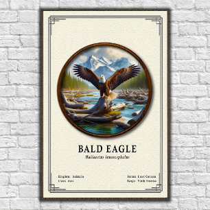 Poster Série de zoologie de l'aigle royal