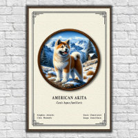 Série de zoologie de l'Akita américain