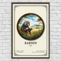 Série de zoologie des babouins