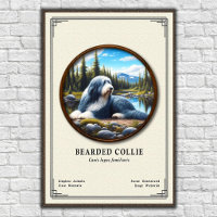 Série de zoologie du Colley barbu