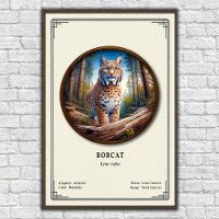 Série de zoologie du Lynx roux