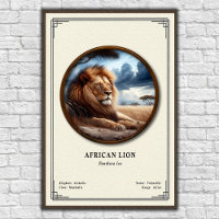 Série de zoologie sur le lion africain