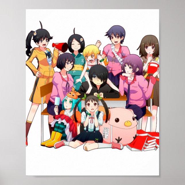 Poster Série Monogatari (Devant)