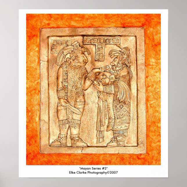 Poster Série photo Maya Carvings #2 (Devant)
